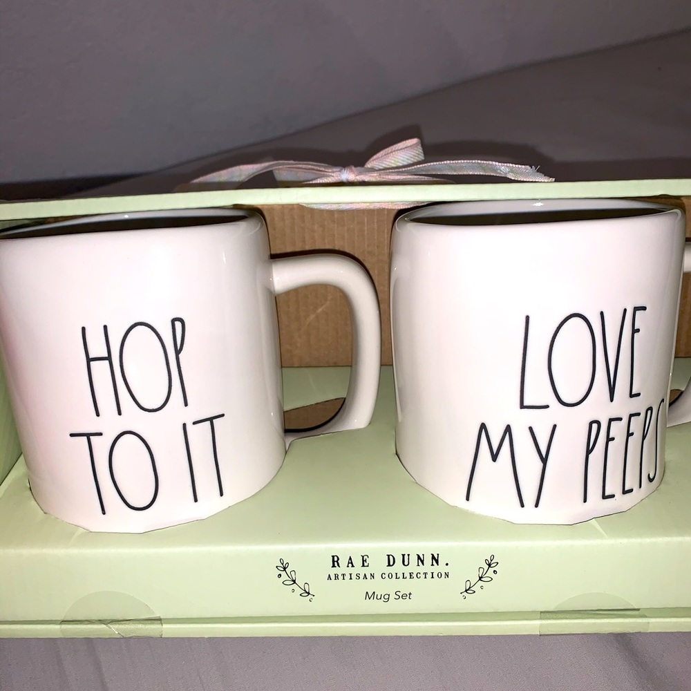 Rae Dunn mug set